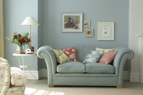 Inspirational Photography - Vanessa Arbuthnott English Living Room Decor, Duck Egg Blue Living Room, Duck Egg Living Room, Modern English Country Decor, Vanessa Arbuthnott, English Country Decor, Soft Furniture, Wall Colour, Shabby Chic Living Room