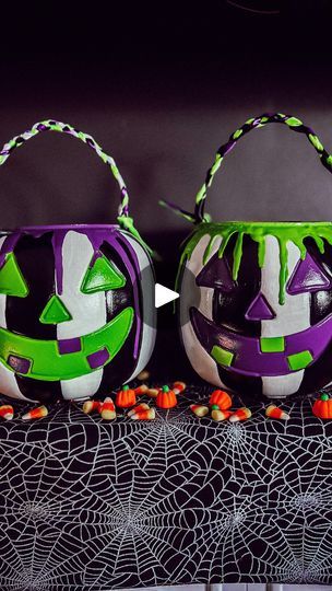 Beetlejuice Dollar Tree Diy, Beetlejuice Boo Basket, Halloween Pumpkins Painted Beetle Juice, Beetlejuice Decorations Diy Crafts, Beetlejuice Crafts For Kids, Beetlejuice Pumpkin Ideas, Beetlejuice Themed Decor, Beetlejuice Pumpkin Painting Ideas, Beetle Juice Pumpkin Painting