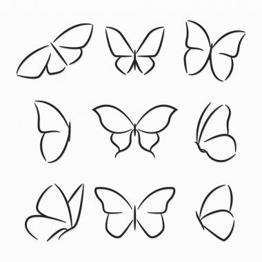 How To Draw A Cute Butterfly, Butterfly Aesthetic Drawing Easy, Bug Simple Drawing, Simple Flower Art Painting, How To Draw Garden, Small Butterflies Drawing, Butterflies Drawing Aesthetic, Easy Bugs To Draw, Cute Drawings Butterfly