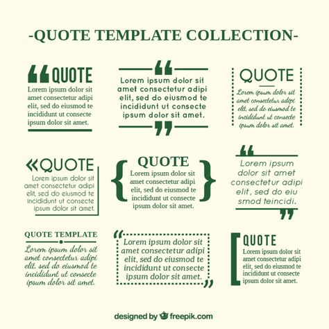 Quote templates in newspaper style Free Vector Quotes Layout, Quote Design Layout, Layout Editoriale, Magazine Layout Ideas, Quote Template Design, Quote Layout, Mises En Page Design Graphique, Pull Quotes, Insta Design