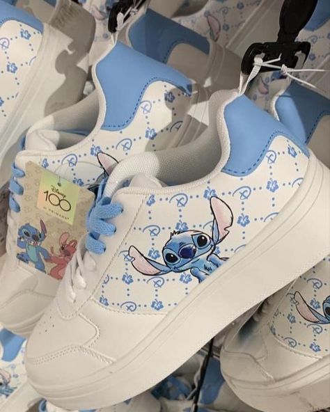 Stitch Shoes For Kids, Disney Custom Shoes, Stitch Sneakers, Stitch Shoes, Lilo And Stitch Characters, Kid Birthday Outfits, Shoes Disney, Lilo And Stitch Merchandise, Nike Shoes Women Fashion