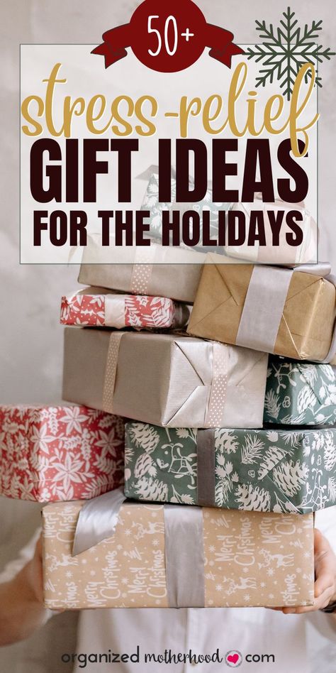 50+ stress-relief gift ideas for the holidays Presents For Everyone, Comforting Gift Basket, Peace Gifts Ideas, Relaxation Gift Basket, Thoughtful Christmas Presents, Care Basket, Gift Ideas For Christmas, Holiday Organization, Zen Gifts