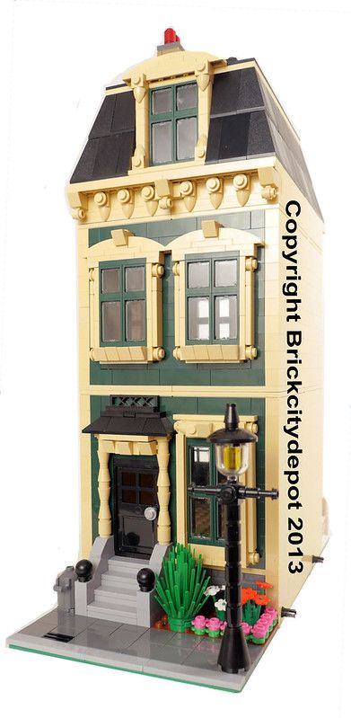 Lego Modular Buildings, Lego Cities, Lego Architecture Building, Creator Inspiration, Lego Library, Lego Houses, Lego Land, Big Lego, Lego Buildings