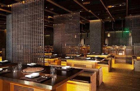 Bbq Restaurant Design, Chinese Restaurant Design, Korean Barbeque, Hotpot Restaurant, Korean Bbq Restaurant, Korean Grill, Korean Barbecue, Nightclub Design, The Bund