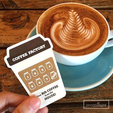 Coffee Shop Punch Card, Coffee Shop Loyalty Card Design, Cafe Loyalty Card Design, Coffee Shop Loyalty Card, Coffee Promotion Ideas, Cafe Cup Design Ideas, Coffee Cards Ideas, Coffee Card Design, Coffee Loyalty Card Design