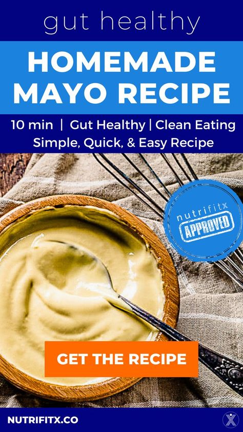 Healthy Mayo, Homemade Mayo Recipe, Inflammation Recipes, Mayo Recipe, Anti Inflammation Recipes, Homemade Mayo, Mayonnaise Recipe, Gut Health Recipes, Anti Inflammation