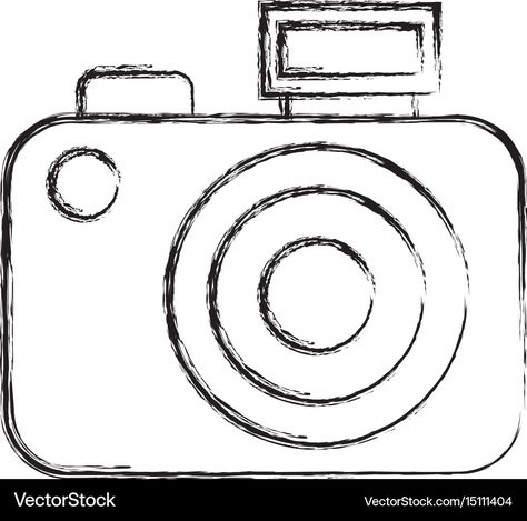 Vintage Camera Drawing Simple, Vintage Camera Drawing, Vintage Cameras Drawing, Camera Drawing Sketches, Draw Camera, Camera Drawing Simple, Camera Drawing Art, Cartoon Sketch Drawing, Camera Artwork