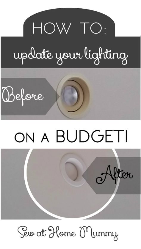 How to update your old can or pot lights yourself for about $12 a light! Only takes 5 minutes and a ladder. Great tips and tutorial! Update Can Lights, Pot Lights In Living Room, Mummy Diy, Canned Lights, Canned Lighting, Condo Makeover, Lighting Makeover, Lighting Updates, Basement Lighting