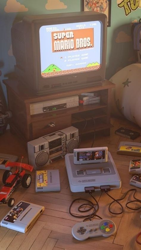 Aesthetic Nintendo SNES Super Nintendo Entertainment System Retro Gaming Console Aesthetic Nintendo, Nintendo Entertainment System, Vintage Television, Gaming Tips, Game Pictures, Super Nintendo, Gaming Console, Entertainment System, Black Box