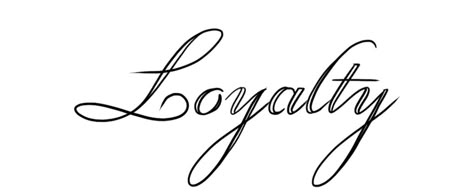 Loyalty Tattoo Designs, Tattoo Stencil Designs, Loyalty Tattoo, Cool Tattoo Drawings, Stencil Design, Side Tattoos, Customer Retention, Letter Stencils, Tattoo Outline