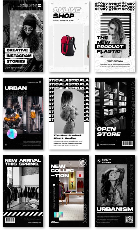 Instagram Stories Ads Design, Advertising Story Instagram, Advertising Instagram Stories, Instagram Story Ideas Advertising, Instagram Story Poster Design, Urban Social Media Design, Ig Story Ads, Instagram Story Advertising, Urban Instagram Feed