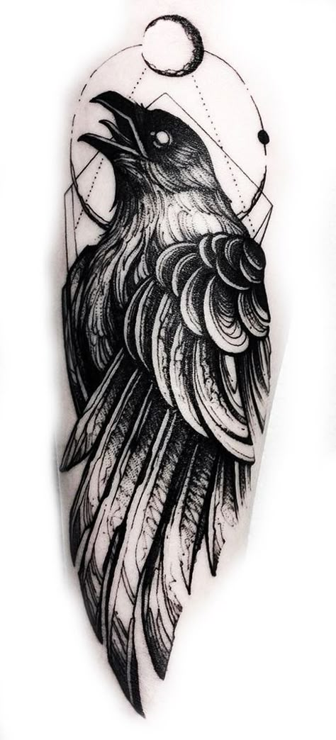 Tato Mandala, Rabe Tattoo, Tato Flash, Band Tattoos, Ribbon Tattoos, Crow Tattoo, Norse Tattoo, Cat Tattoos, Raven Tattoo