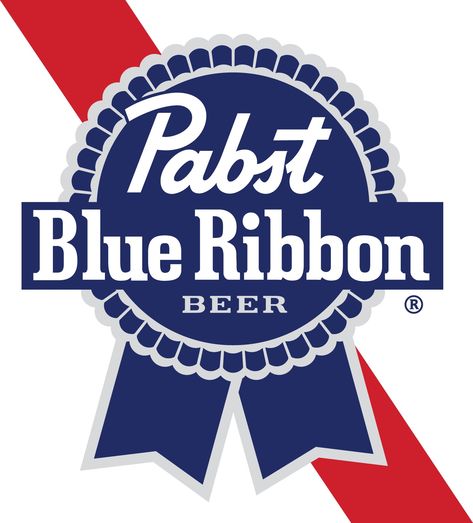 Pbr Beer, Ribbon Store, Beer Svg, Pabst Blue Ribbon Beer, Ribbon Logo, Frat Coolers, Beer Pong Tables, Beer Keg, Pabst Blue Ribbon