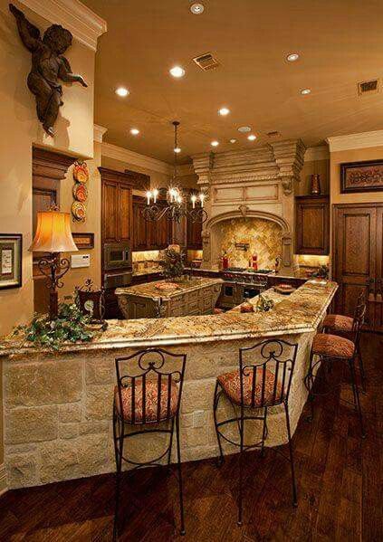 Tuscan Kitchen Mexican Ideas, Style Toscan, Dapur Rustic, Tuscan Kitchen Design, Tuscan Interior, Italian Kitchen Design, Tuscan Decor, Interior Design Gallery, Tuscan Design