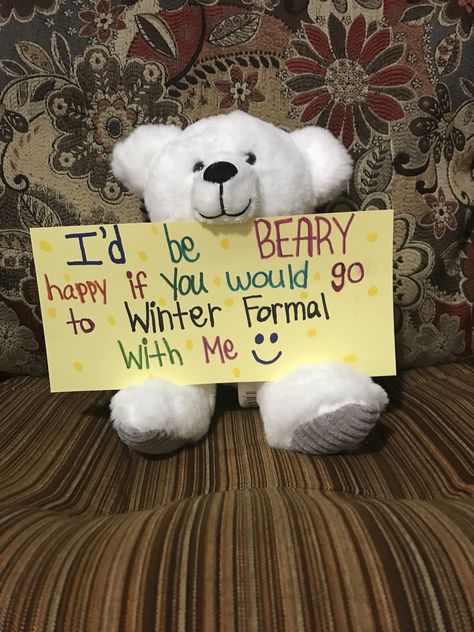 Winter Formal Proposals Ideas, Winter Formal Sign Ideas, Prom Asks, Highschool Dance, Formal Proposals, Asking To Prom, Hoco Inspo, Dance Proposal, High School Dance