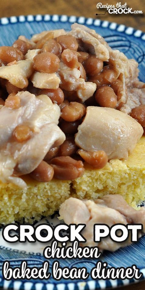 Chicken And Baked Beans, Beans Dinner Ideas, Dinner Stove Top, Chicken And Beans Recipe, Bean Dinner, Beer Chicken Crockpot, Beans Dinner, Baked Bean Casserole, Goose Recipes