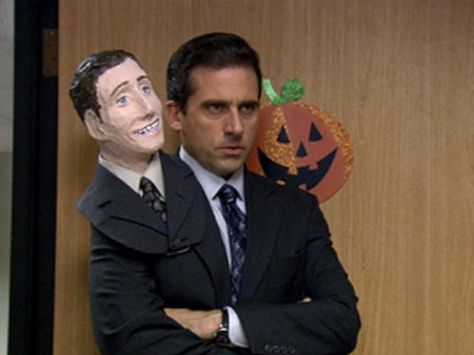 The Office Halloween, Michael Scott The Office, Threat Level Midnight, Halloween Episodes, Office Halloween, The Office Show, Office Fan, Mbti Relationships, Office Quotes