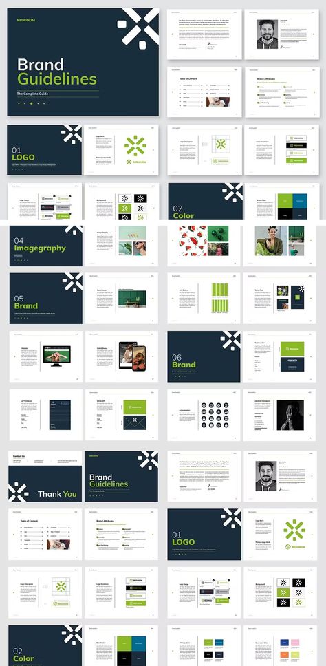 Brand Guideline Design Layout Brand Guide Typography, Modern Brand Guidelines, Brand Guildline Layout, Brand Guidelines Design Style Guides, Branding Guidelines Design, Brand Book Examples, Brand Manual Design, Brand Presentation Design, Brand Style Guide Design