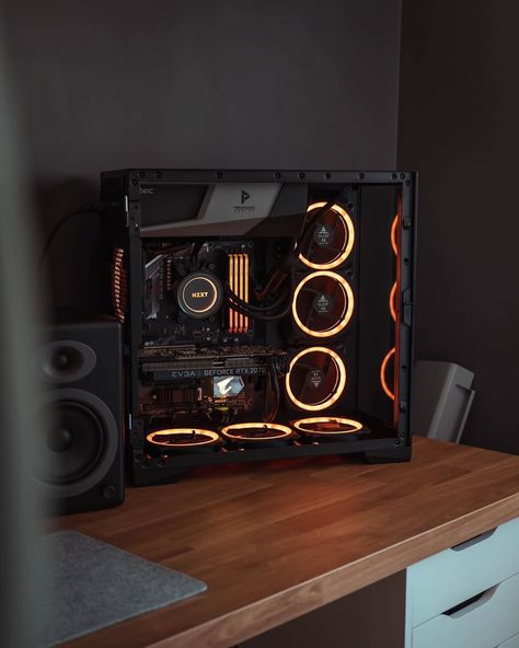 Set Up Gamer, Diy Pc, Build A Pc, Gaming Pc Build, Computer Build, Pc Gaming Setup, Custom Computer, Computer Tower, Desktop Setup