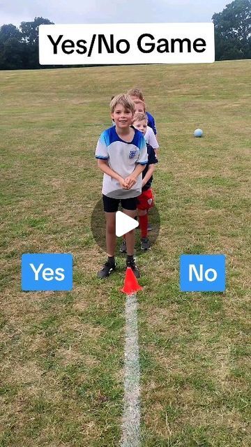 Kev Weir | PE and Coaching on Instagram: "A great game to play with no equipment needed. Call out yes or no and children move to the correct side. If they move to the wrong side they head to the back of the line. Adapt by changing the type of jump (one footed, two footed) #justplaysports #peteachersofinstagram #teacher #teachersofinstagram #physed #physedteacher #physicaleducation #pe #peteacher #physicaleducationteacher #teacherlife" Outside Pe Games Elementary, Jumping Games For Kids, Easy Pe Games, Games To Play With Cousins, Sport Games For Kids, Energizer Games, Pe Games Middle School, Creative Games For Kids, Yes No Game