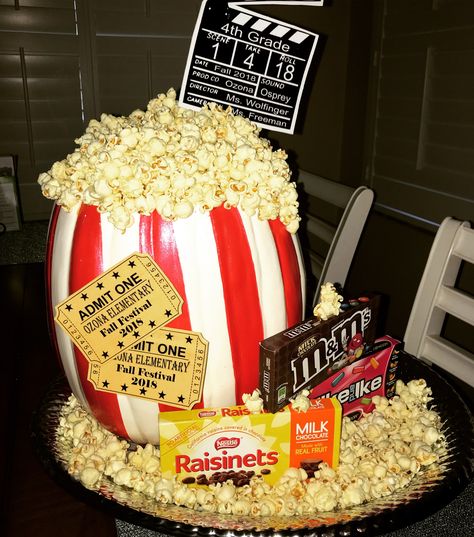 Popcorn Pumpkin craft for fall festival. Popcorn Pumpkin, Halloween Carving, Pumpkin Craft, School Craft, Pumpkin Ideas, Pumpkin Crafts, Fall Festival, Birthday Gift Ideas, Pumpkin Decorating