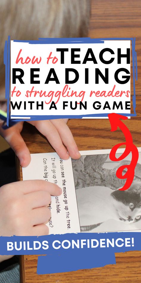 This game is a fun and easy way to teach reading to struggling readers in kindergarten and first grade. Kids will learn reading comprehension and fluency with these hands-on activities. Turn family game night into an educational experience! Learn more about this resource here! Active Reading Games, Fun Ways To Teach Reading, First Grade Literacy Games, Make Reading Fun 1st Grade, Games To Teach Reading, Learning To Read Struggling Readers, Reading Games For 1st Grade, Fluency Games 3rd Grade Reading, Making Reading Fun