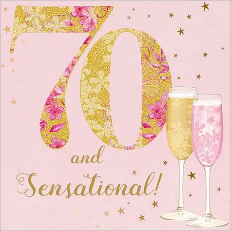 Happy 70th Birthday Wishes, 70th Birthday Images, 70th Birthday Wishes, Happy Birthday Artist, Birthday Card For Women, Birthday Msgs, Funny Happy Birthday Images, Happy 70th Birthday, Beautiful Flamingo