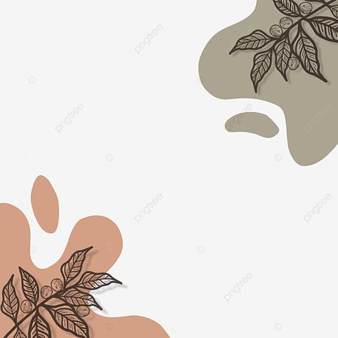 Coffee Leaf Illustration, Coffee Border Design, Leaf Border Design, Coffee Leaf, Wallpaper Powerpoint, Psd Texture, Leaf Illustration, Coffee Flower, Leaf Border