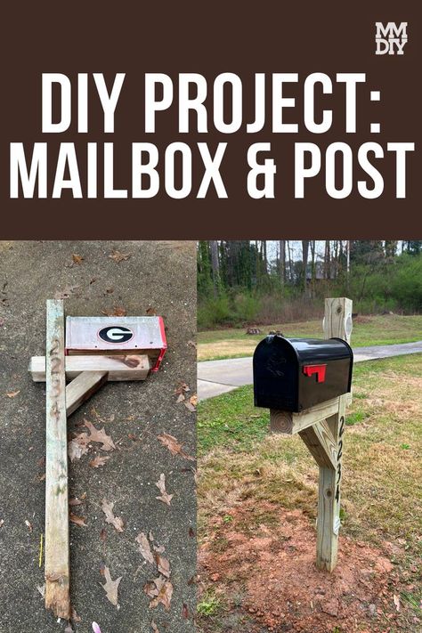 Diy Mailbox Post, Mailbox Post Ideas, Diy Mailbox, Mailbox Post, Post Ideas, Diy Tools, For Today, Mailbox, Home Projects