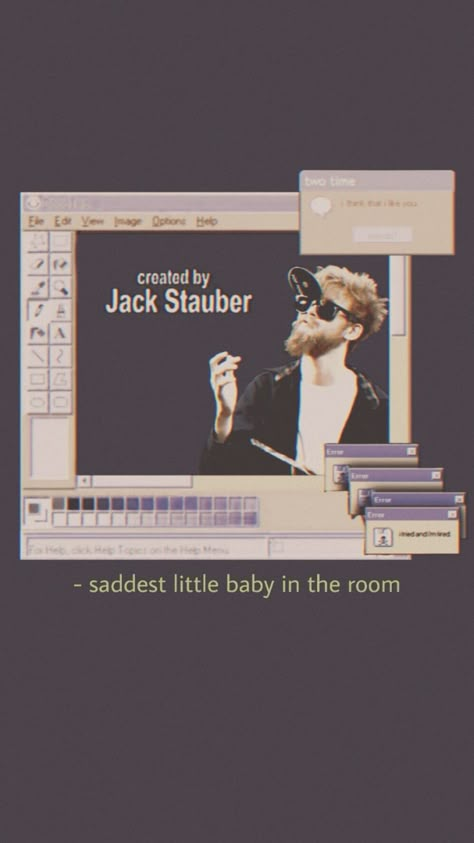 Jack Stauber Wallpaper, The Music Man, Cocoppa Wallpaper, Leo Dicaprio, Dreamcore Weirdcore, Jack And Jack, Indie Music, My Chemical Romance, Music Tv