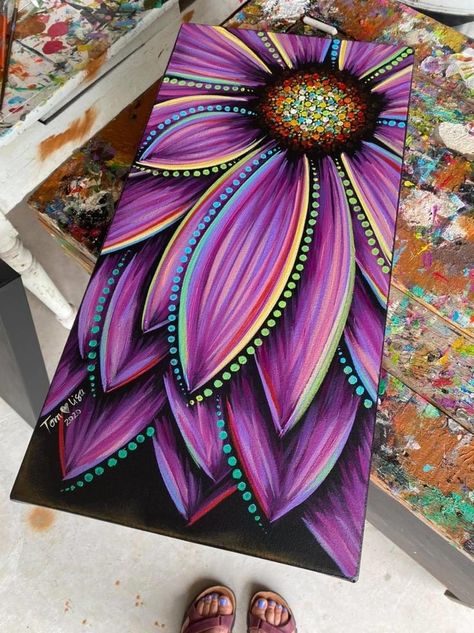 Pin by Pam Schwigen on Cookie Decorating - Artesia | Dot art painting, Flower art painting, Diy art painting Soyut Sanat Tabloları, Paint Night, Simple Acrylic Paintings, Dot Art Painting, Easy Art, Diy Canvas Art Painting, Canvas Ideas, Flower Art Painting, Painting Art Projects