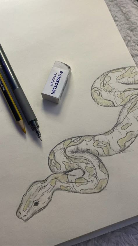 art, drawing, aesthetic, sketching, artist, snake drawing, snake sketch, snake, snake art, drawing ideas, drawing inspo, drawing inspiration, art inspo, art inspiration, art block, painting Big Snake Drawing, Snake Drawing Aesthetic, Aesthetic Snake Drawing, Snake Aesthetic Drawing, Cool Snake Drawings, Snake Drawing Color, Snake Skin Drawing, Viper Snake Drawing, Snake Art Aesthetic