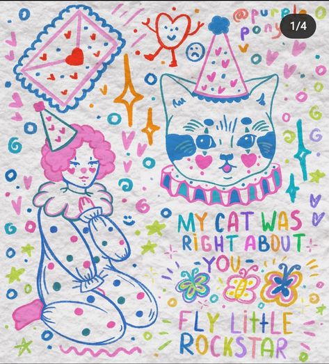 Fanzine Ideas, Kawaii Tattoo, Tumblr Art, Tattoo Flash Art, Flash Art, Art Inspiration Painting, Chalk Art, Tattoo Idea, Cat Tattoo