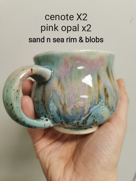 Pink Opal Glaze Combinations, Pink Glaze Combinations, Forest Ceramics, Clay Experiments, Crazy Ceramics, Mayco Glaze, Clay Book, Stoneware Glazes, Glazing Ideas