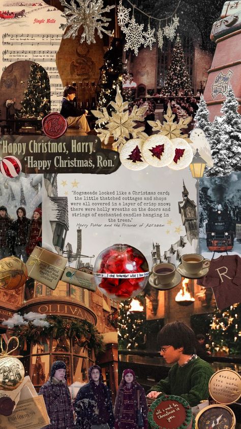 Hogwarts Christmas 🎄 #harrypotter #hogwarts #christmas Harry Potter Holiday Wallpaper, Christmas In Hogwarts Wallpaper, Harry Potter Christmas Phone Wallpaper, Christmas Hogwarts Aesthetic, Christmas Aesthetic Harry Potter, Harry Potter Aesthetic Christmas, Harry Potter Powerpoint, Christmas Harry Potter Aesthetic, Christmas Book Wallpaper