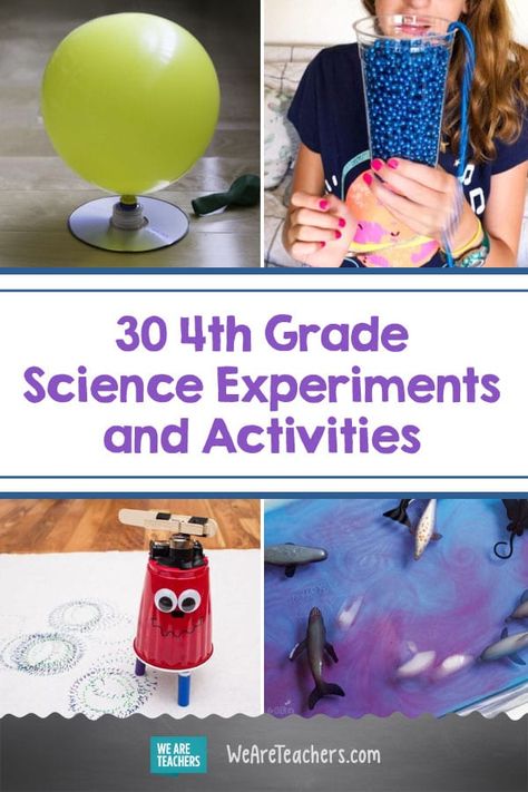 4th Grade Science Fair Projects, Fourth Grade Science Projects, 4th Grade Science Experiments, 4th Grade Science Projects, Science Fair Project Ideas, Homeschool Tools, Fair Project Ideas, Elementary Science Experiments, 4th Grade Activities