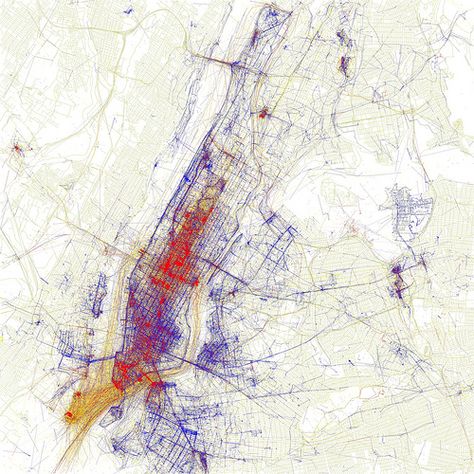 ny Best Design Books, Nyc Map, Urban Analysis, Art Trippy, Heat Map, Tourist Map, Art Carte, Diagram Architecture, City Maps