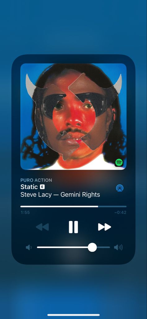 Static Steve Lacy, Steve Lacy Spotify, Aesthetic Steve Lacy, Steve Lacy Aesthetic, Sick Of Life, Gemini Rights, Instagram Stories Idea, Alternative Indie, Iphone Music