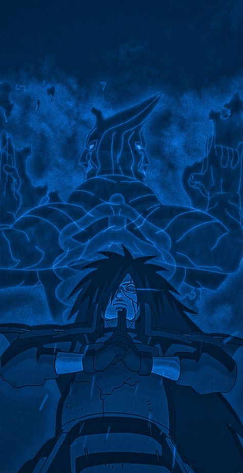 Blue style, Uchiha Madara wallpaper 🔵 Madara Uchiha Wallpapers, Madara Wallpaper, Uchiha Madara, Blue Aura, Madara Uchiha, Blue Style, Blue Art, Blue Fashion, Anime Wallpaper