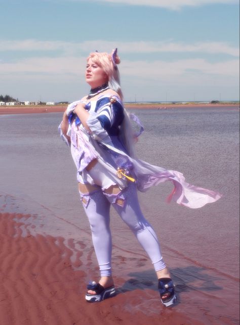 Genshin impact kokomi cosplay photoshoot on the beach Genshin Impact Kokomi, Kokomi Cosplay, Cosplay Photoshoot, Video Game Cosplay, Cosplay Characters, New Brunswick, Genshin Impact, Family Travel, The Beach