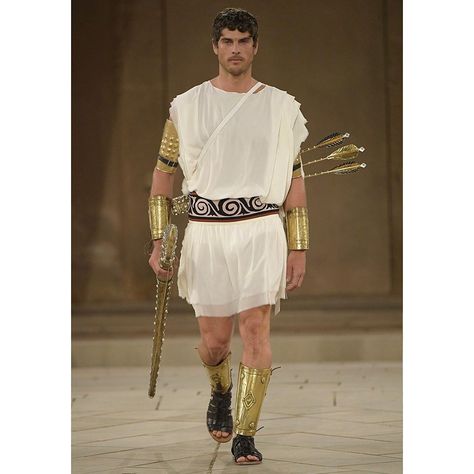 Dolce & Gabbana on Instagram: “Dolce&Gabbana Alta Sartoria short tunic inspired by the myth of Achilles in draped georgette with an inlaid belt of crêpe de Chine…”