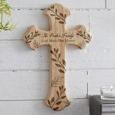 Wood Crosses Diy, Crosses Diy, Wooden Cross Crafts, Cross Ideas, Cross Wall Art, Wooden Crosses, Cross Crafts, Wood Burning Ideas, Cross Wall