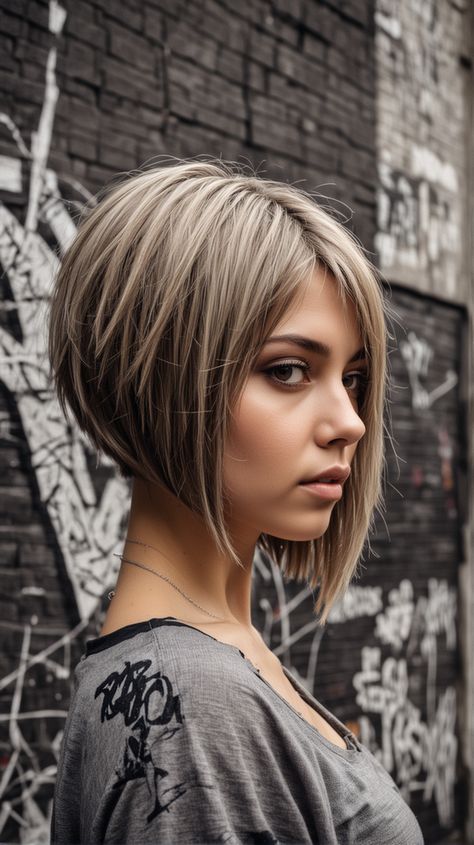 One Side Bob Haircut, Diagonal Forward Haircut Short, Undercut Angled Bob, Side Part Asymmetrical Bob, Undercut Bob Thick Hair, Short Angled Bob With Layers, Short Concave Bob, Asymmetrical Bob Medium, Angled Bob Haircuts With Bangs