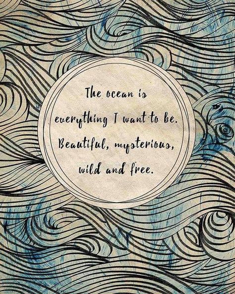 I Want To Be Beautiful, Wild And Free Quotes, Ocean Quote, Summer Beach Quotes, Sea Quotes, Quote Travel, Waves Print, Ocean Quotes, Beach Quotes