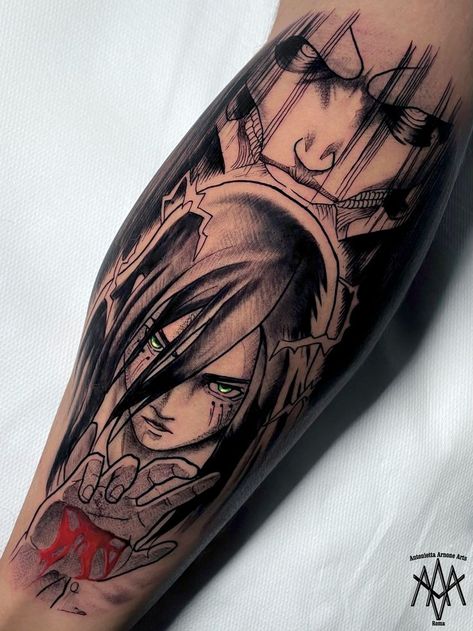 #antoniettaarnonearts #roma #rome #italia #italy #trastevere #tattoo #tattoos #tatuaggio #tatuaggi #idea #tattooidea #inked #ink #coloredtattoo #eren #jaeger #attackontitan #anime #manga #cartoon #cartoons #attack #titan #titans #otaku #comic #comics Coolest Tattoo, Titan Tattoo, Attack On Titan Tattoo, Attack Titan, Z Tattoo, Manga Tattoo, Manga Cartoon, Red Tattoos, Attack On Titan Eren