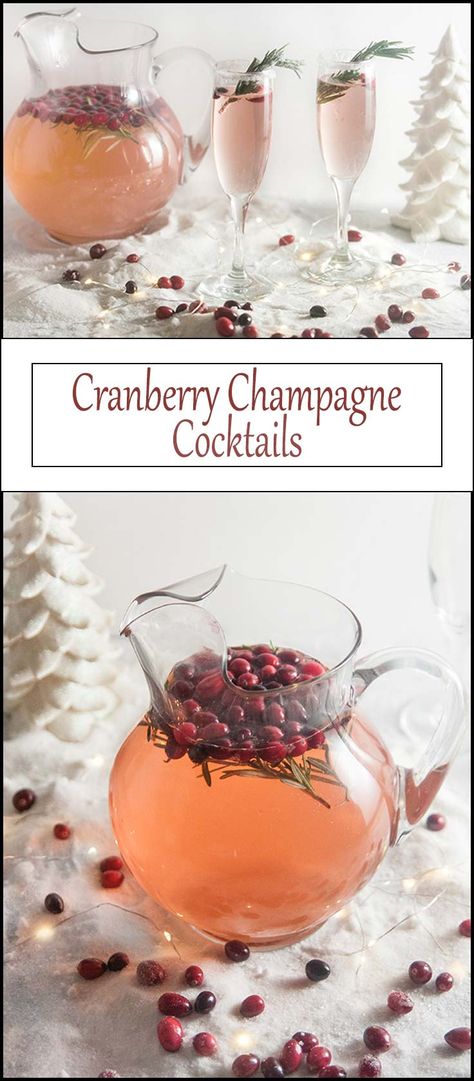 Christmas Cranberry Champagne Cocktails are the perfect festive cocktail to serve this holiday season. #champagne #cocktail #vodka #recipe #Christmas House Party Ideas, Cranberry Champagne Cocktail, Christmas Cocktail Recipes, Holiday Cocktails Christmas, Cranberry Simple Syrup, Cocktails Christmas, Strawberry Banana Milkshake, Cranberry Christmas, Cocktail Vodka