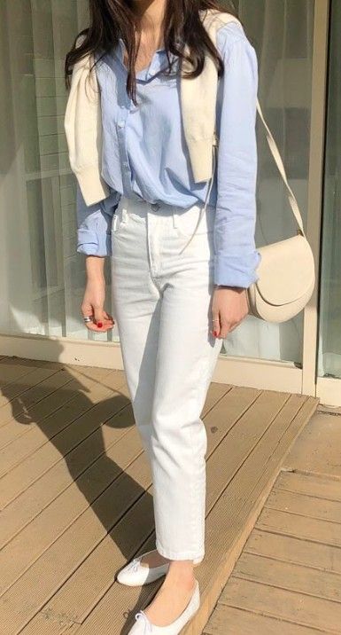 Working Outfit Korean, Korean Outfits Casual Chic, Korean Office Style Work Outfits, Summer Mute Outfit, Office Ootd Work Outfits, Korean Work Outfit, Cute Girly Summer Outfits, Spring Work Outfits Office Chic, Country Concert Looks