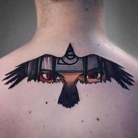 Naruto Tatoos, Uchiha Tattoo, Itachi Tattoo, Tato Naruto, One Piece Tattoos, Naruto Tattoo, Small Tattoos For Guys, Aesthetic Tattoo, Eye Tattoo