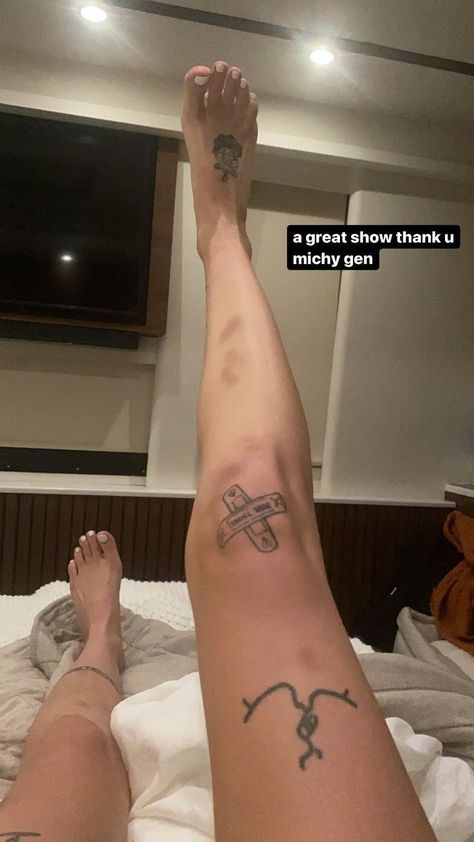 Halsey Story Tattoo, S Tattoos, Classy Tattoos, Foot Tattoo, Halsey, Back Tattoo, I Tattoo, Jesus Fish Tattoo, Cool Tattoos