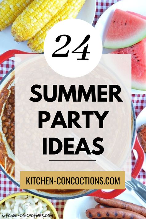 Disclosure: This guide to Easy Summer Party Ideas contains affiliate links. As an Amazon Associate, I earn from qualifying purchases. Embrace some summer fun with these easy summer party ideas! From classic BBQs to old fashioned pie socials, we are dishing up all our best food and fun to make your summer unforgettable! Scroll down... 

Read More » 

The post Easy Summer Party Ideas appeared first on Kitchen Concoctions. Labor Day Party Ideas, Labor Day Party, Summer Party Ideas, Ice Cream Sundae Bar, Day Party Ideas, Summer Pie, Sundae Bar, Strawberry Balsamic, Diy Beauty Treatments